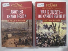 Lot books 9 volume set Shelby Foot Civil War A Narrative 1974 like NEW w/ DJs