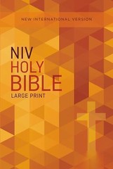 NIV, Outreach Bible, Large Print, Paperback, Zondervan, New Book