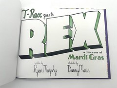 T-Rex Goes To Mardi Gras by Ryan Murphy and Danny Marin (2021) – New Orleans LA