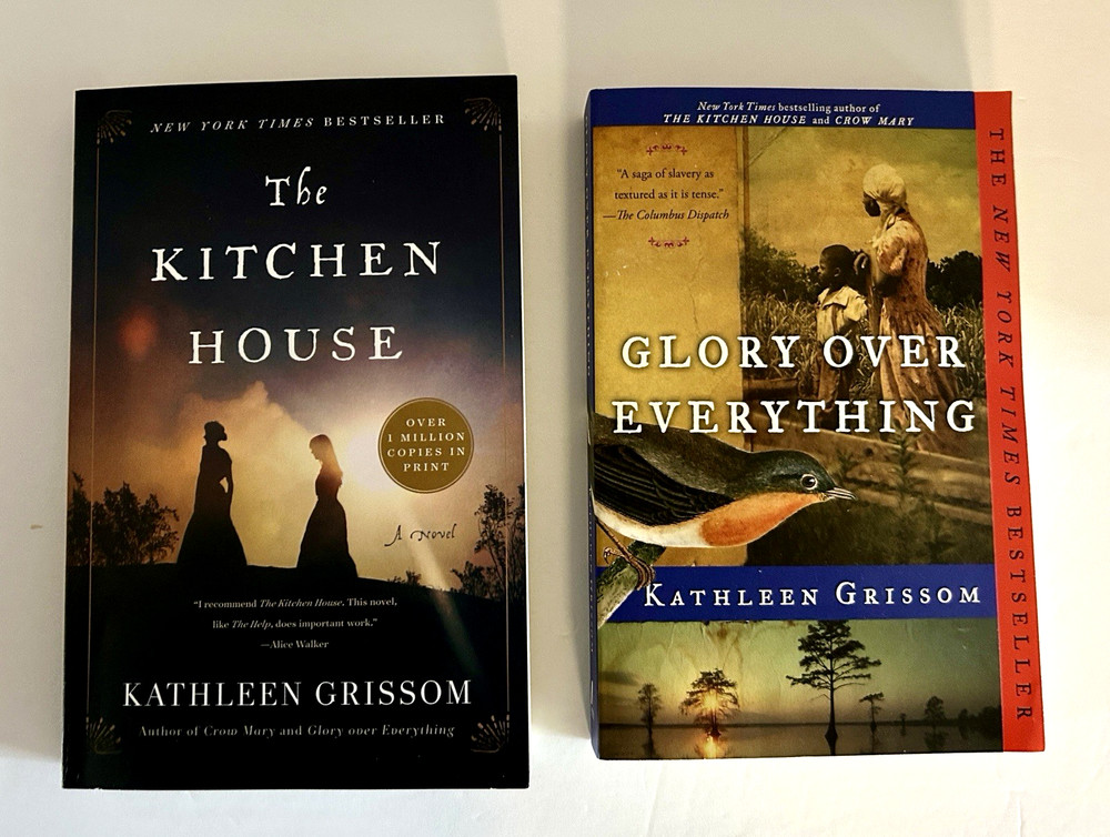 Lot of 2 Books: The Kitchen House & Glory Over Everything By Grissom, Kathleen