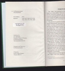 Talks With Sri Ramana Maharshi 3-in-1 by Ramana Maharshi Hardcover 2000 LN