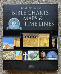 Rose Book of Bible Charts, Maps & Timelines 10th Anniversary Expanded Edition VG