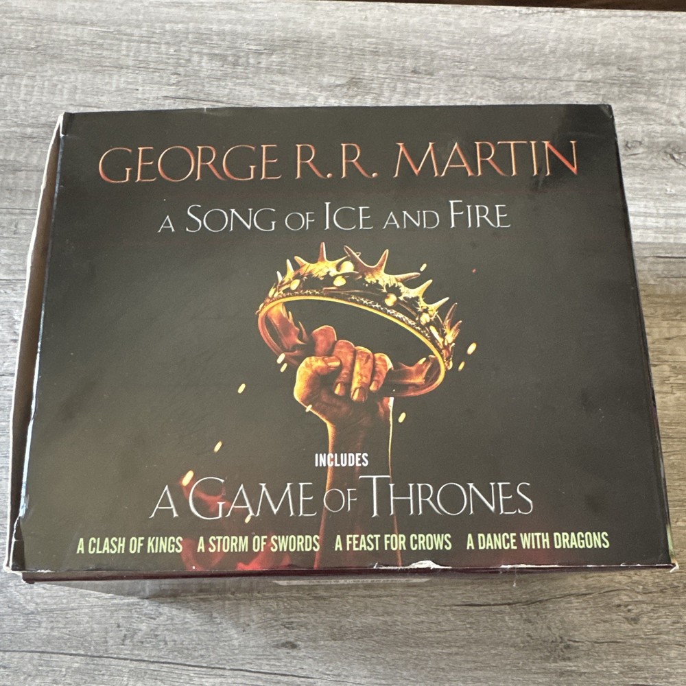 George R.R. Martin A Song of Ice and Fire Fantasy Novel Box Set (5 Books)