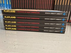 Flatland by Edwin Abbott Abbott (Heathen Edition) HC MISPRINTED MISFIT