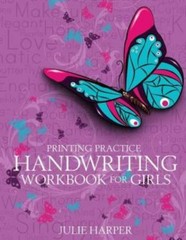 Printing Practice Handwriting Workbook For Girls