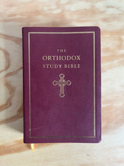 The Orthodox Study Bible Ancient Faith Ministries Edition Leathersoft Cover 2019