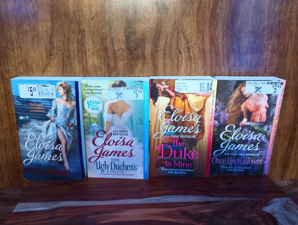 Lot of 4 Eloisa James Romance PB Books Avon Fairy Tale Series Bundle
