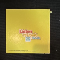 Listen 'n Look Book In My Town by Richard Scarry HC Illustrated 1976