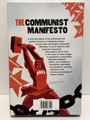 Communist Manifesto 2018 Graphic Novel Hardcover & Hard Jacket Set – Marx Engels