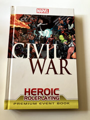 Marvel Heroic Roleplaying Civil War Premium Event Book RPG