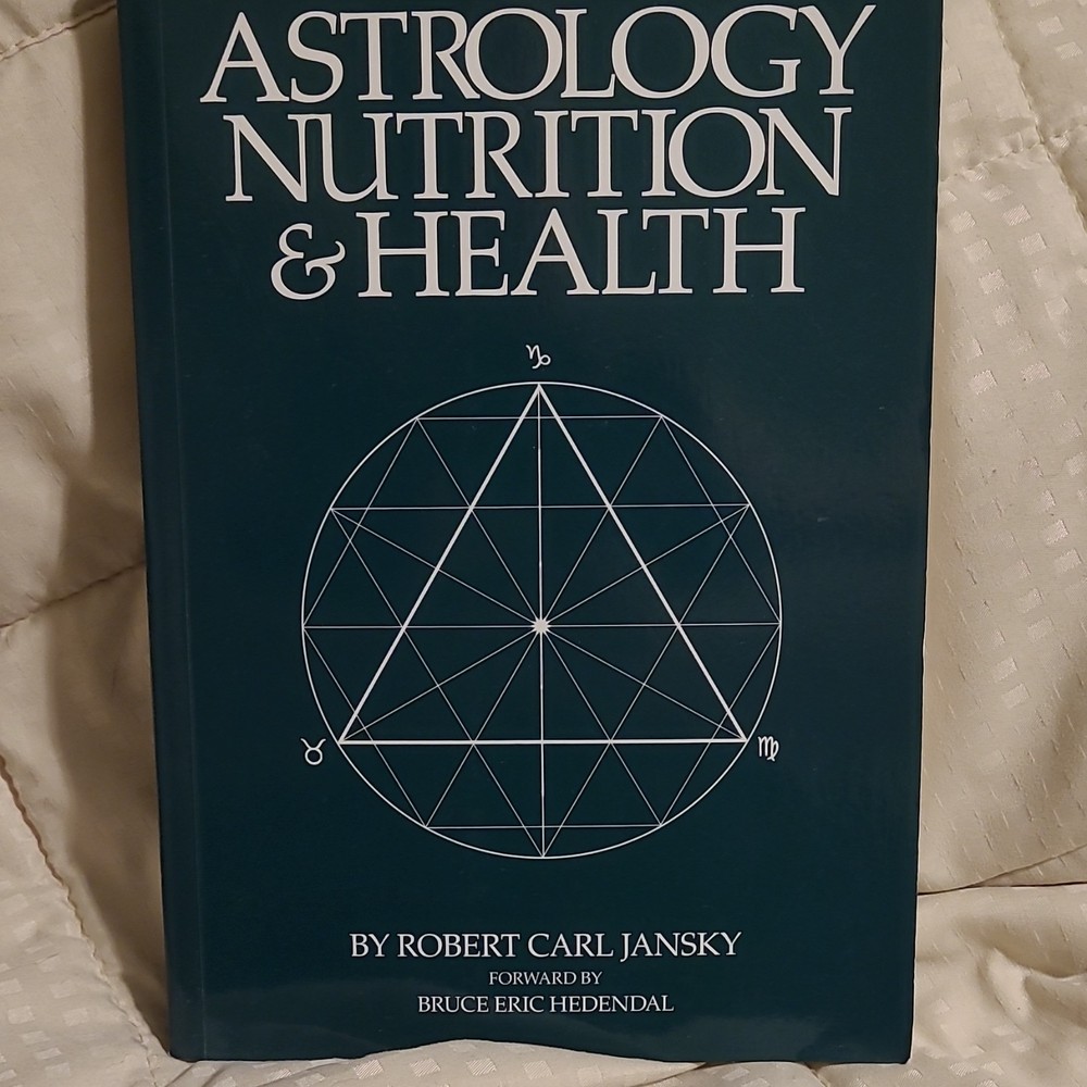 Robert Carl Jansky Astrology Nutrition & Health 1997 Trade Paperback Astrology