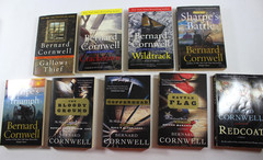 Bernard Cornwell Book Lot of 15 Paperbacks Nathaniel Starbuck, Sharpe Series
