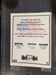 50th ANNIVERSARY ROCK ISLAND ARSENAL RECORD plus Additional Pieces