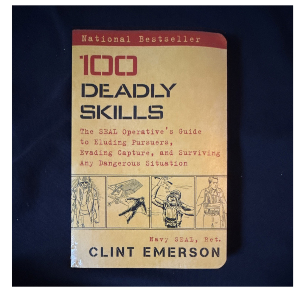 100 Deadly Skills by Clint Emerson Paperback Survival Military Simon & Schuster