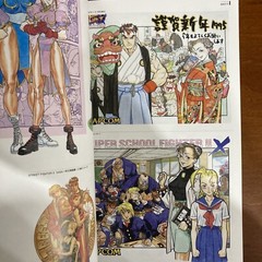 Street Fighter Artworks Kyoku Art Book Illustration