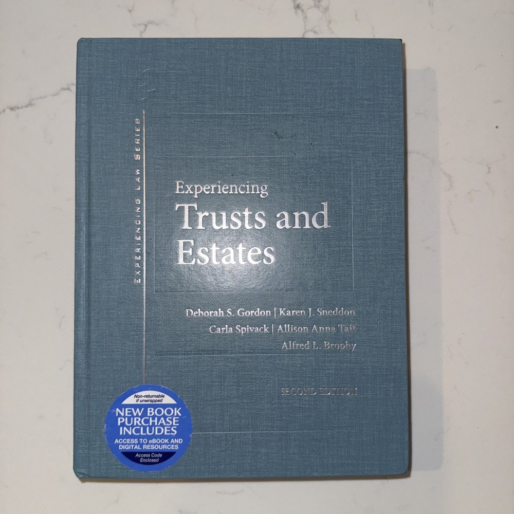 Experiencing Trusts and Estates by Deborah Gordon (2021, Hardcover)
