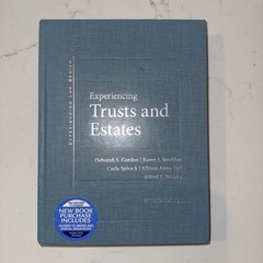 Experiencing Trusts and Estates by Deborah Gordon (2021, Hardcover)