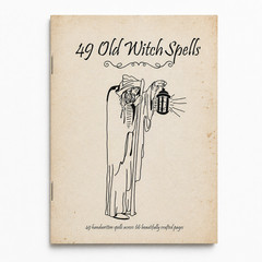 Old Handwritten Witchcraft Spell book – Grimoire for Wicca & Magick Witch Wiccan