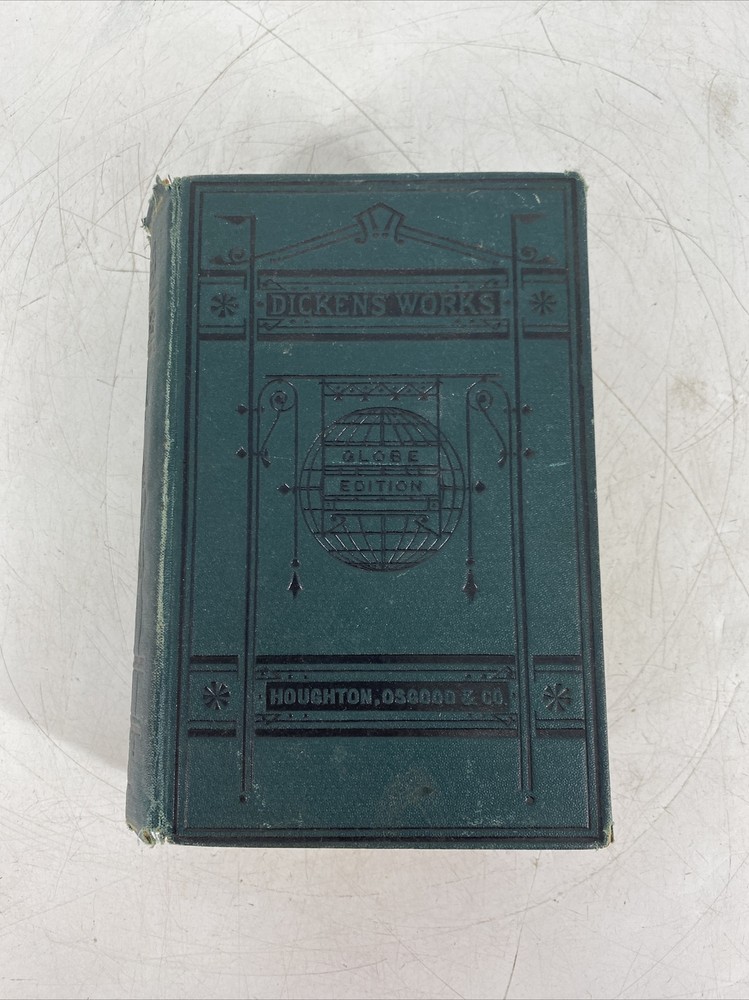 RARE Barnaby Rudge Sketches Part 2 Charles Dickens 1879 Globe Edition Hardcover