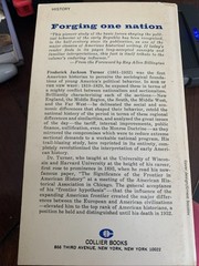 Rise Of The New West 1819-1829 (1965 PB) Frederick Jackson Turner History Earp
