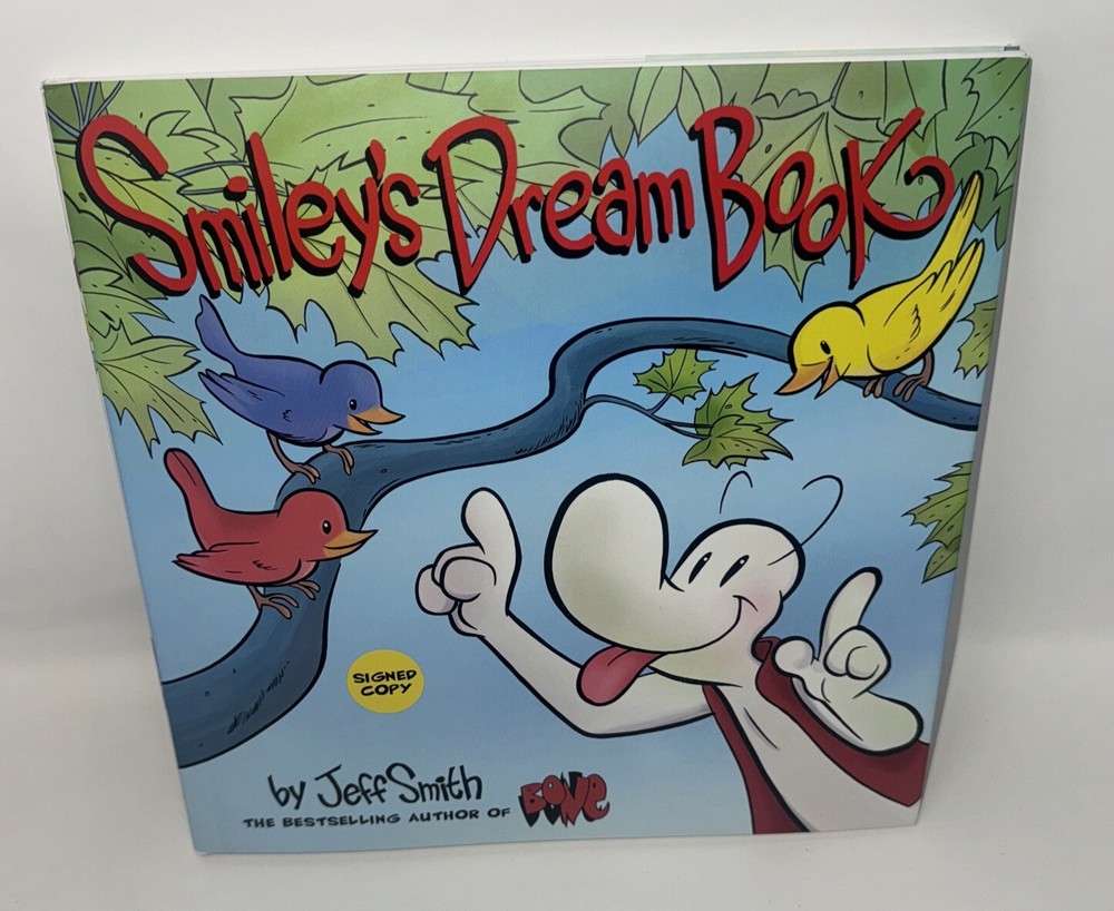 Smiley’s Dream Book by Jeff Smith (2018, Hardcover) SIGNED 1st/1st BONE Author