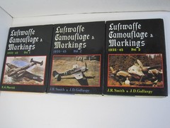 4 Book Set – Luftwaffe Camouflage & Markings with Painting Guide Smith, Gallaspy