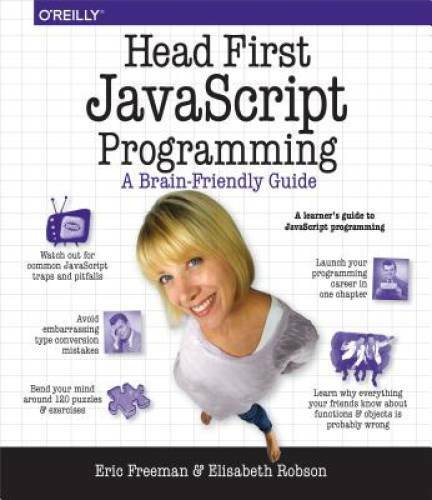 Head First JavaScript Programming: A Brain-Friendly Guide – Paperback – GOOD