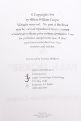 Behold a Pale Horse Milton William Cooper 1991 1st Ed TPB CFR Foldout