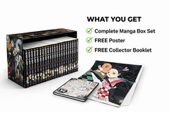 Demon Slayer Manga Complete Box Set Volumes 1-23 English + Poster & Booklet