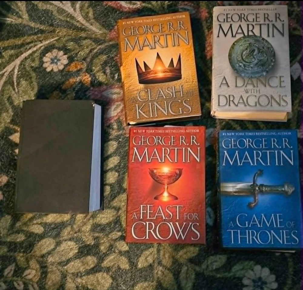 George R. R. Martin A Song of Ice and Fire 5-Book Hardcover Lot