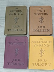 4 Book Boxed Set J.R.R TOLKIEN: HOBBIT & LORD OF THE RINGS – Leather Pocket Size