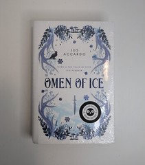JUS ACCARDO, OMEN OF ICE, Hardcover, Owlcrate Exclusive, 2023