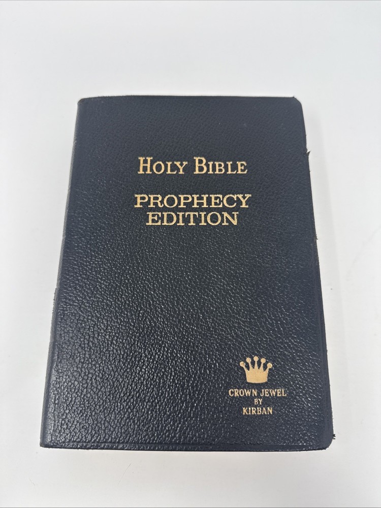 Holy Bible – Prophecy Edition Crown Jewel Red Letter KJV – Salem Kirban • 1968