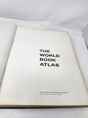 The World Book Atlas 1971 Hard Cover Maps Populations Moon Photos 392 Pages