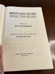 Selected Plays by George Bernard Shaw (1981, Hardcover – GOOD