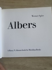 Albers by Werner Spies (Harry N. Abrams, Meridian Modern Artists) – Paperback 