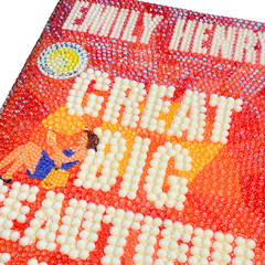 Hand Bedazzled Great Big Beautiful Life By Emily Henry Hardcover Book Rhinestone