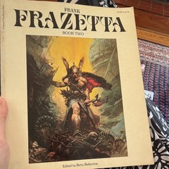 Frank Frazetta Book Two PB Illustrated 1975 Peacock Press / Bantam Books