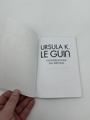 Ursula K. Le Guin Conversations on Writing Advance Reader’s Copy Book A20