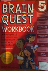 BRAIN QUEST Workbook grade 1, 2, 3, 4, 5 ,and 6 summer book lot