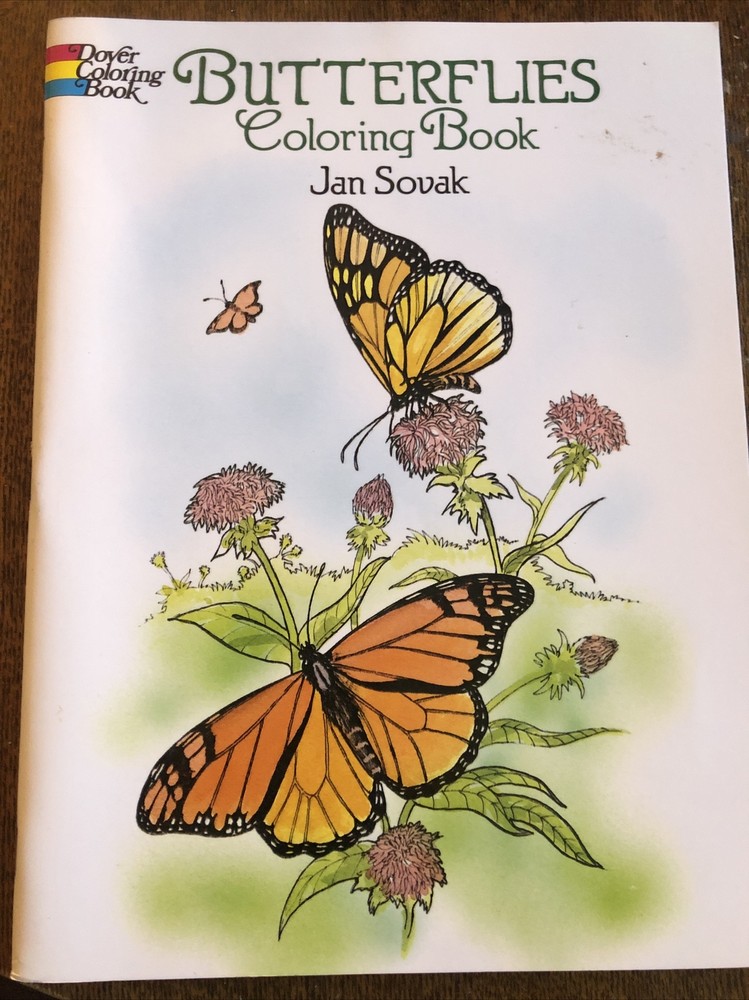 Dover Nature Coloring Book Ser.: Butterflies Coloring Book by Jan Sovak…