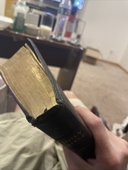 Holy Bible Cambridge French Morocco leather #24XC