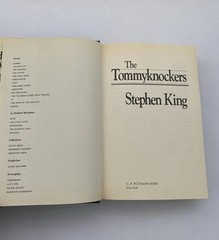 Stephen King The Tommyknockers HB HC DJ 1987 First Edition Printing Gold Putnam