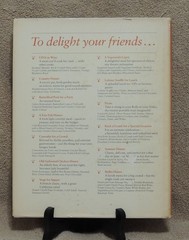 Julia Child & More Company Cookbook 1979 First Edition