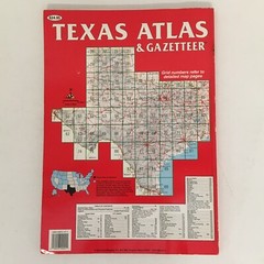 Texas Atlas & Gazetteer DeLorme 1995 – 168 Pages – First Edition Second Printing
