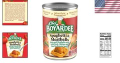 Hearty 14.5 oz Canned Spaghetti & Meatballs – Simple, Nutritious, Fast Dinner