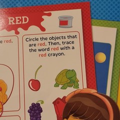 Little People Colors & Shapes Activity Workbook Paperback Illustrated Ages 4-8