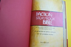 The Action Storybook Bible, NEW HC C.Devries,Sergio Cariello,David C.Cook Publ