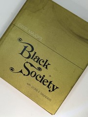 ✨ Black Society 1976 1st Printing Gerri Major Johnson Pub HCDJ 📖