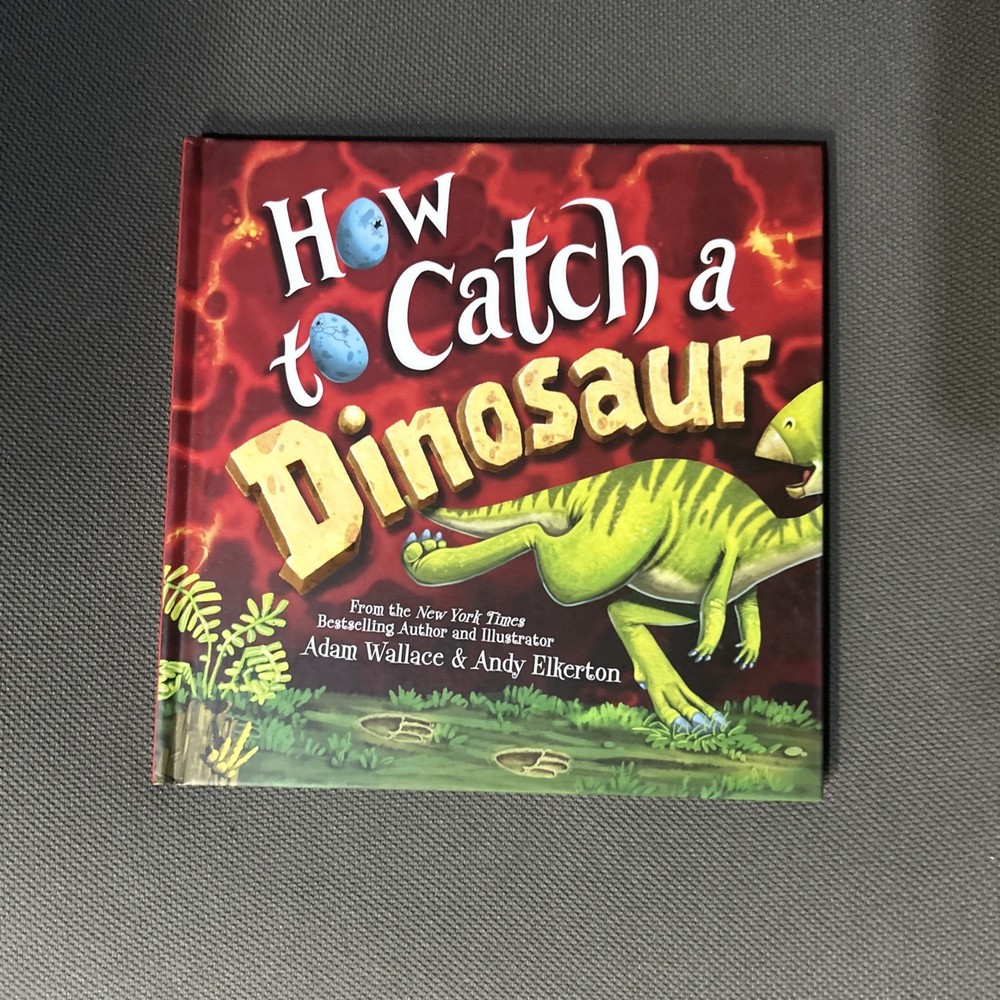 How to Catch a Dinosaur by Adam Wallace (2019, Picture Book)
